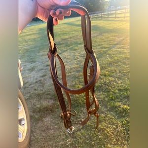 Leather headstall